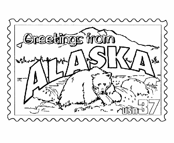 Alaska Coloring Pages - Food Ideas