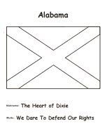 State Flag coloring page