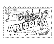 Arizona State coloring page
