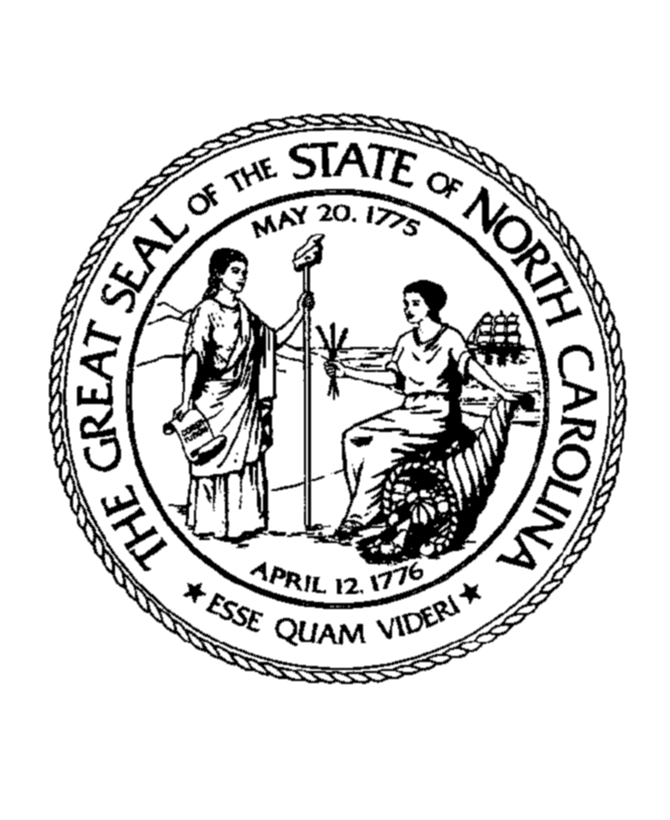  North Carolina State Seal Coloring Page