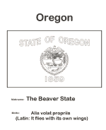 Oregon state flag coloring page