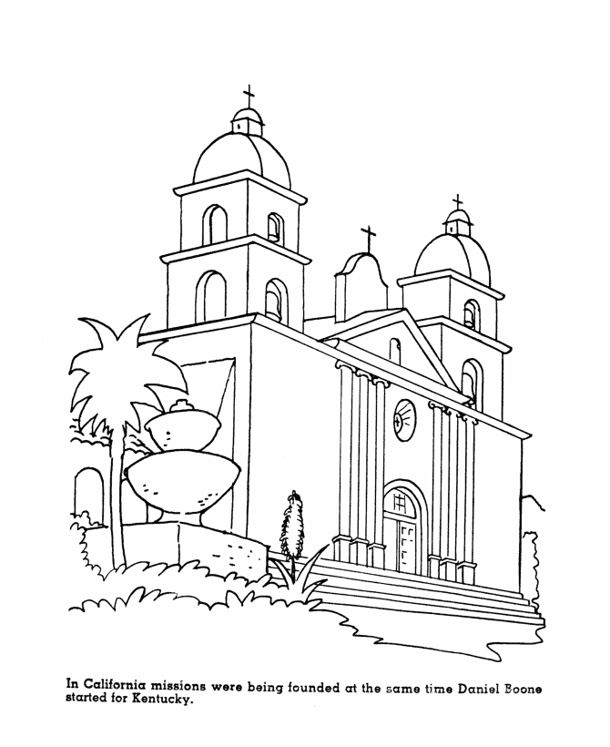  American West Coloring Page