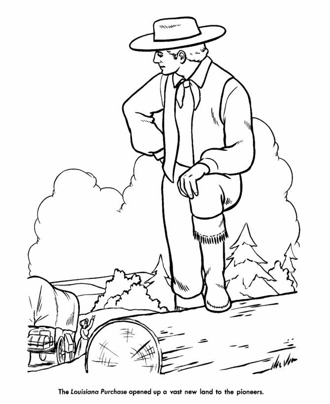  Anerican Coloring Page