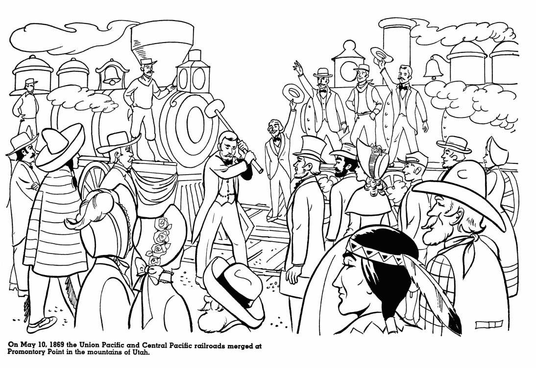 American History Coloring Page