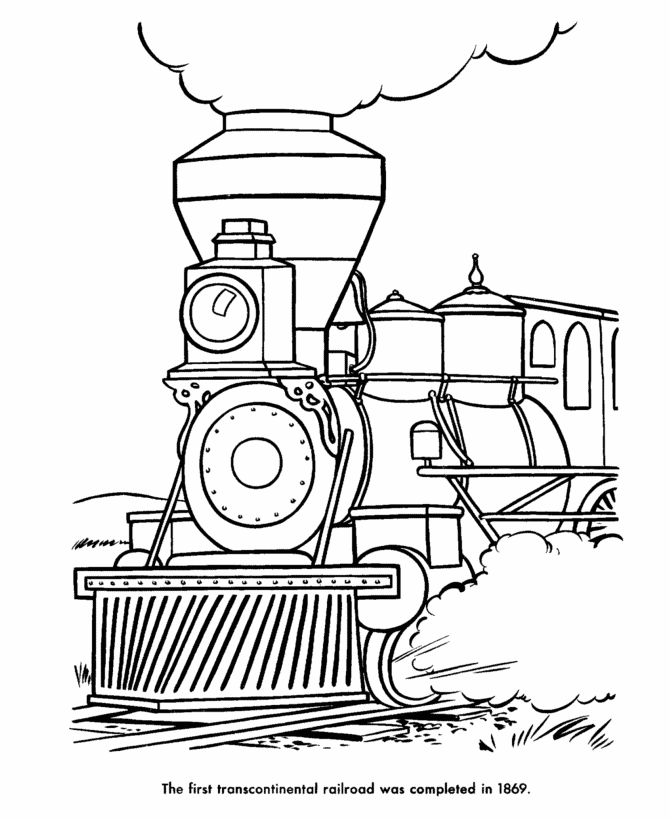 railroad coloring pages - photo #2