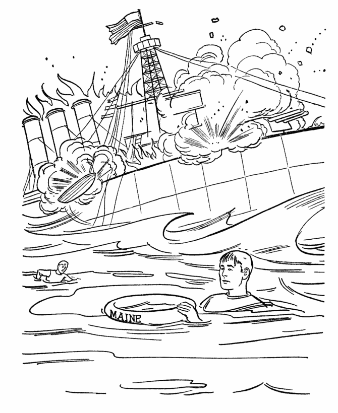  American History Coloring Page