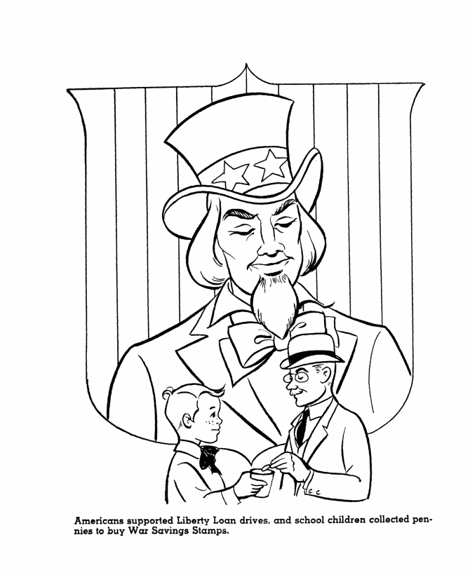  US History Coloring Page