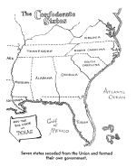 US Civil War coloring page