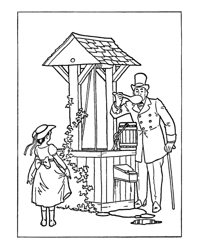  Early American Society Coloring Page