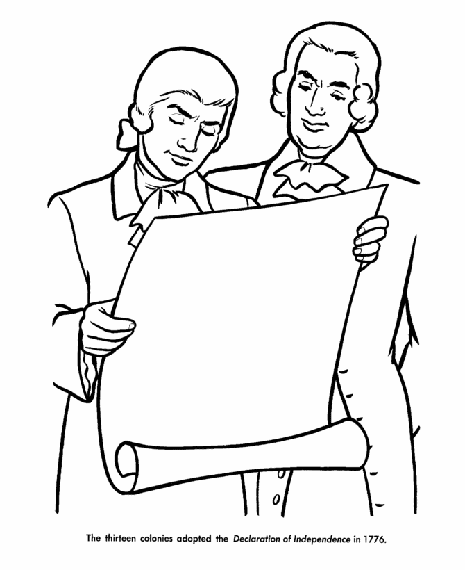  America Revoltionary War Coloring Page