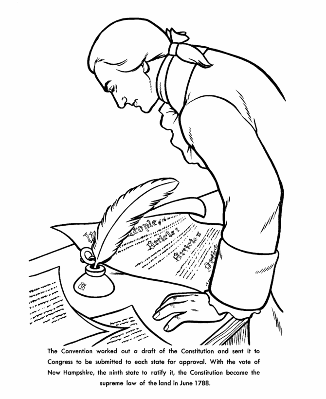  America Revoltionary War Coloring Page