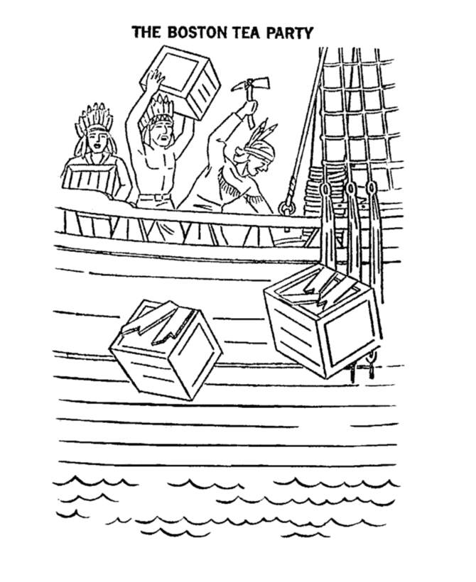  America Revoltionary War Coloring Page