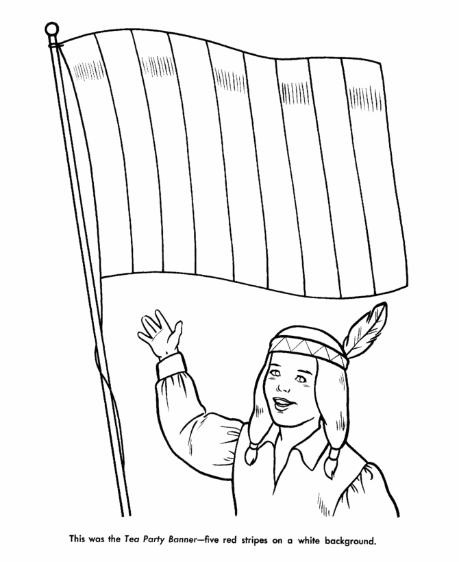  America Revoltionary War Coloring Page