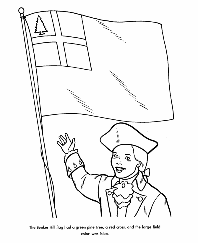  America Revoltionary War Coloring Page