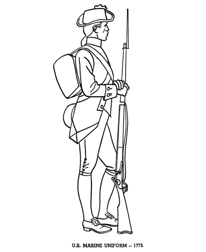  Armed Forces Day Coloring Page