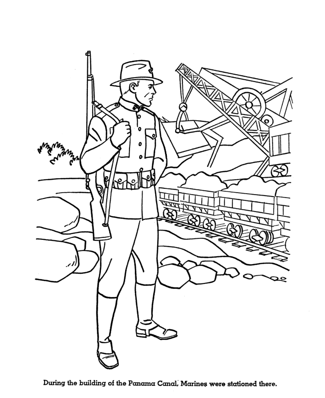  Armed Forces Day Coloring Page