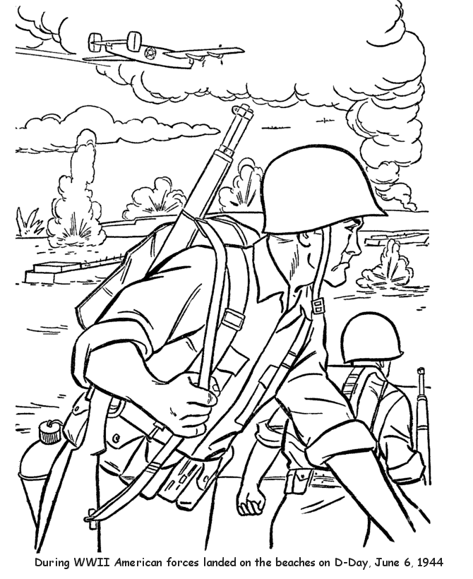  Armed Forces Day Coloring Page