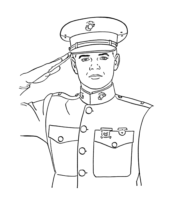  Armed Forces Day Coloring Page