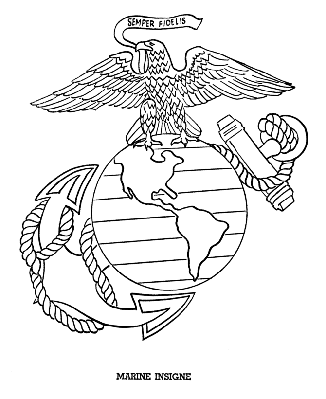  Armed Forces Day Coloring Page