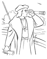 Columbus Day coloring page