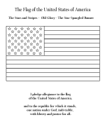 Flag Day coloring page