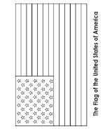 Flag Day coloring page