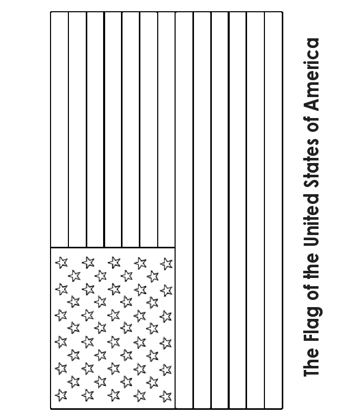 free printable united states flag coloring pages