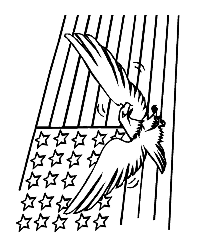  Flag Day Coloring Page