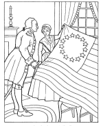 Flag Day coloring page 2