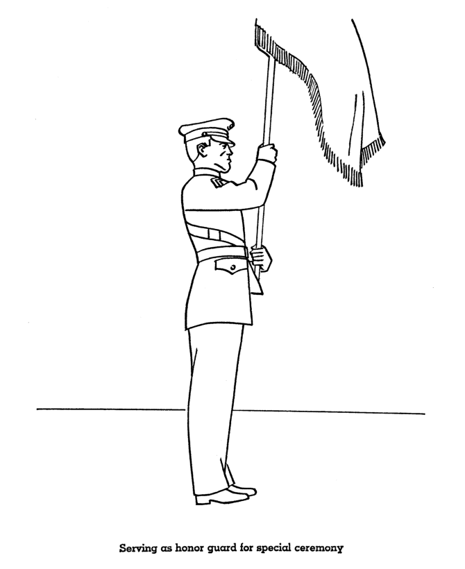  Flag Day Coloring Page