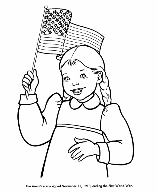  Flag Day Coloring Page