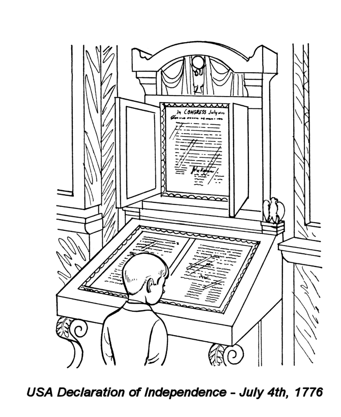  July 4th Coloring Page