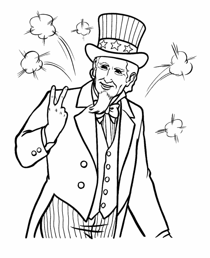  July 4th Coloring Page