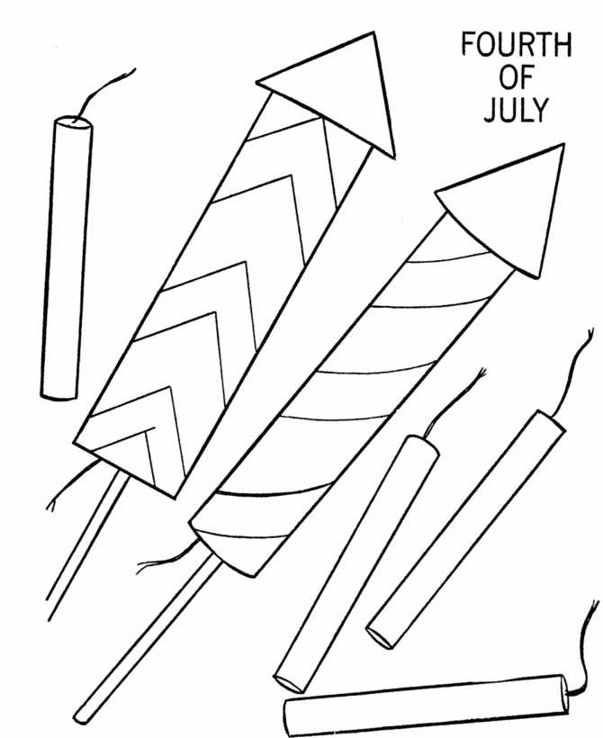  July 4th Coloring Page