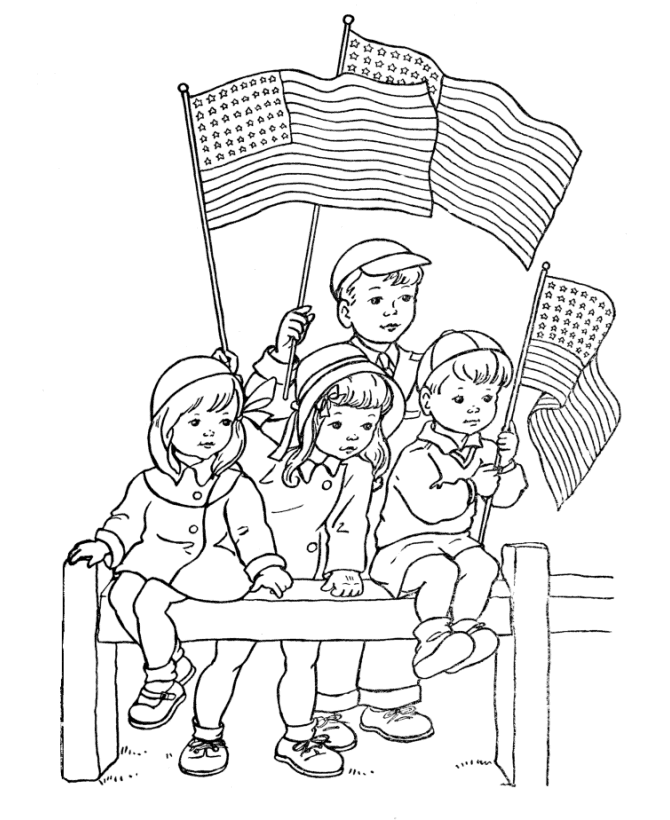  July 4th Coloring Page