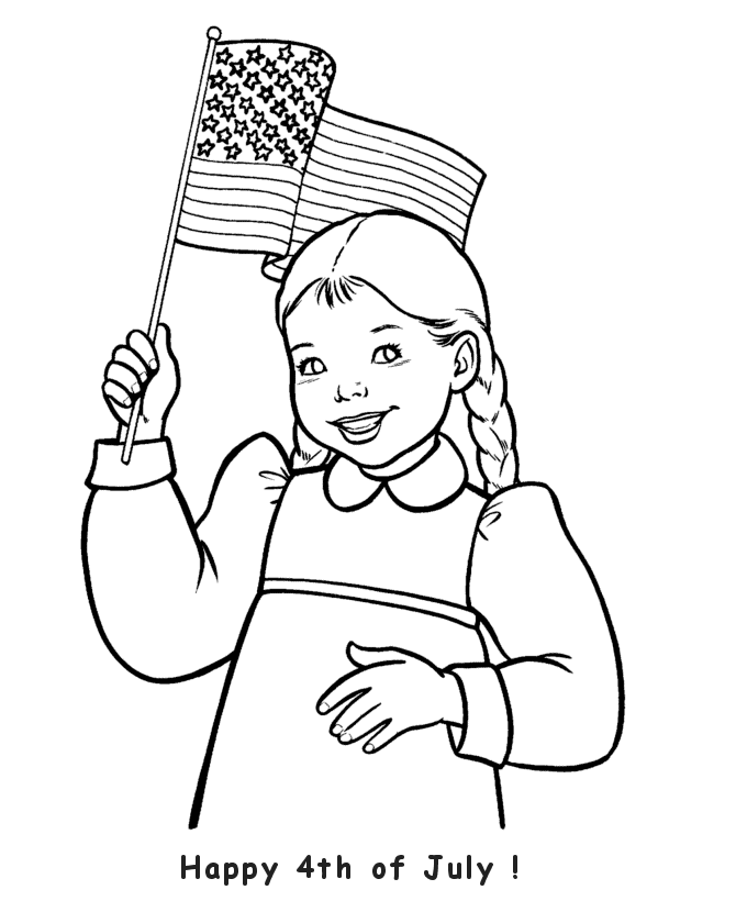  July 4th Coloring Page