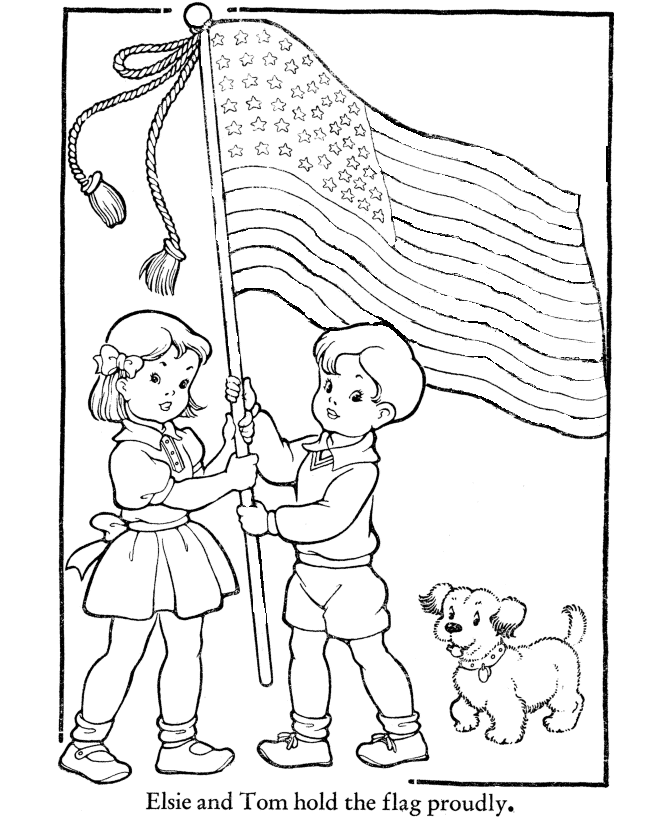  July 4th Coloring Page