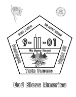 911 Memorial coloring page