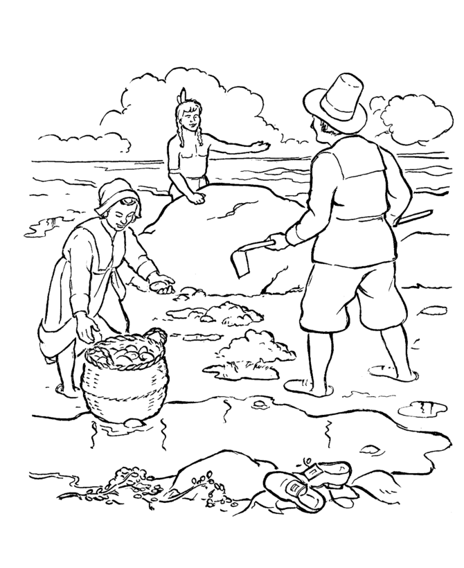  Thanksgiving Holiday Coloring Page