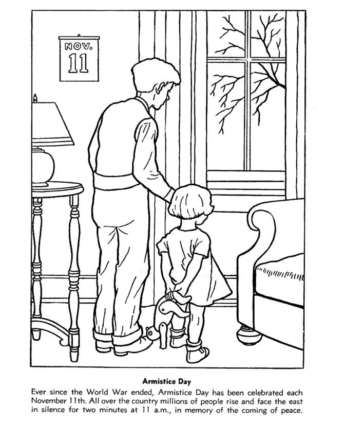  Armistice Day Coloring Page