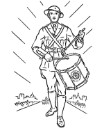 Veterans Day coloring page