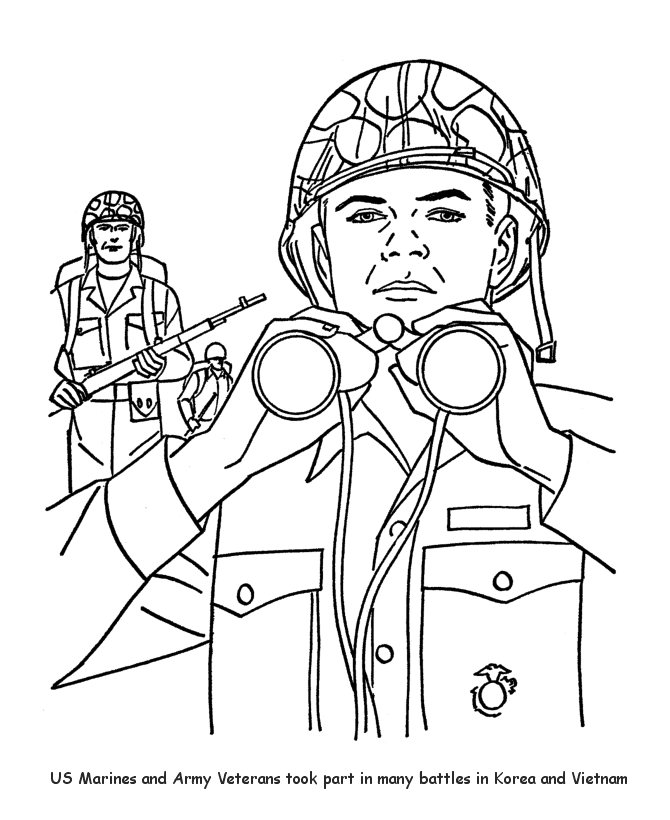  veterans Coloring Page