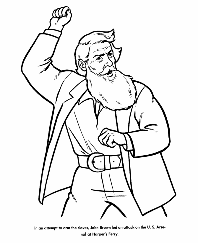  John Brown Coloring Page