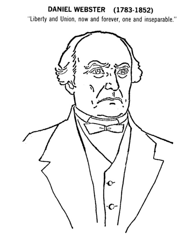  Daniel Webster Coloring Page