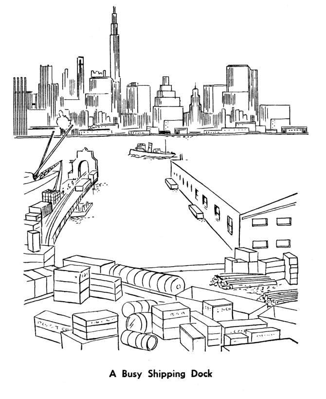  American Cities Coloring Page - New York