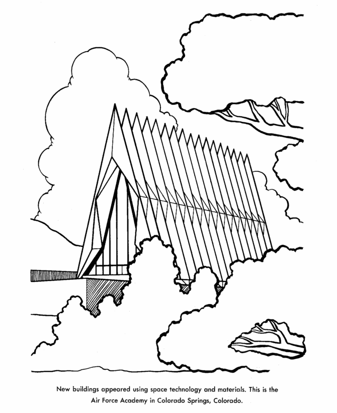  Air Force Academy Coloring Page
