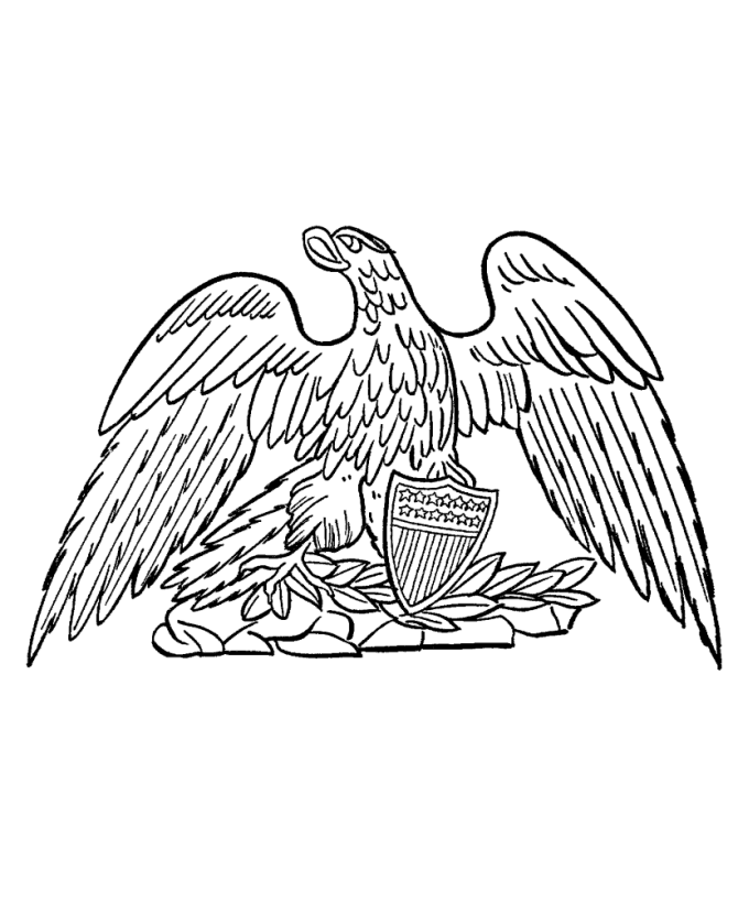  American Symbols Coloring Page