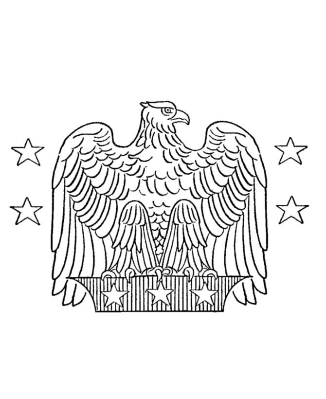  American Symbols Coloring Page