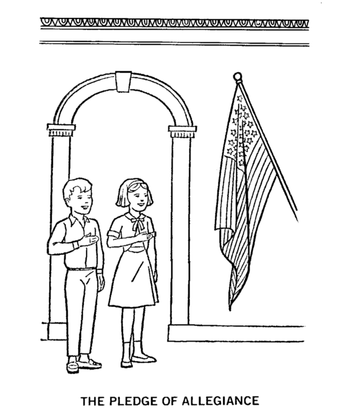  American Symbols Coloring Page