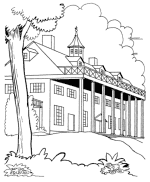 Mt Vernon coloring pages